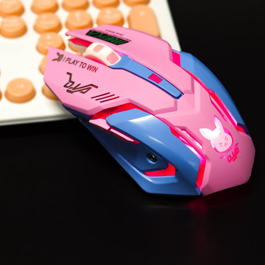 Mute gaming mouse